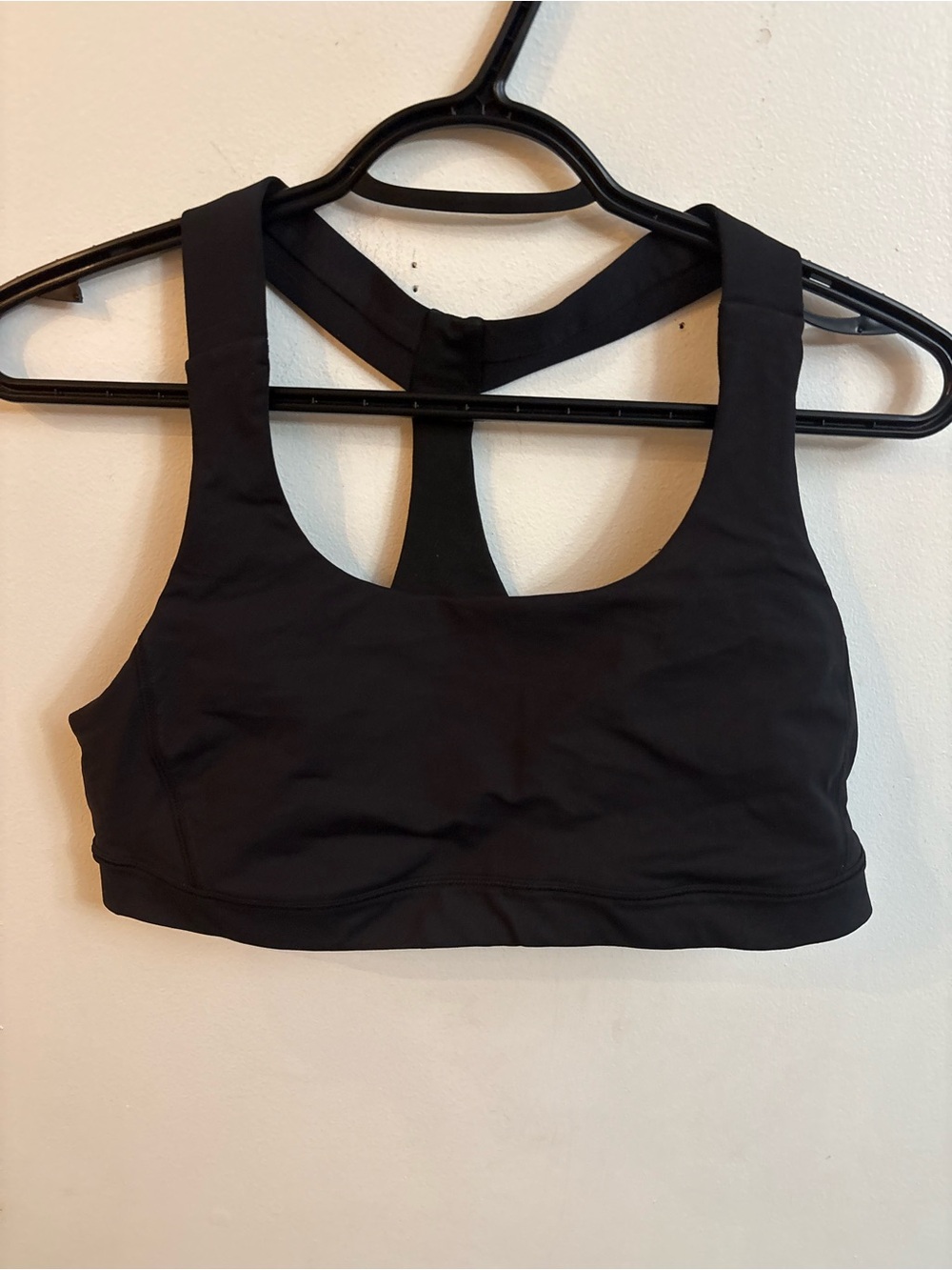 lululemon athletica Black Racerback Sports Bra size 12